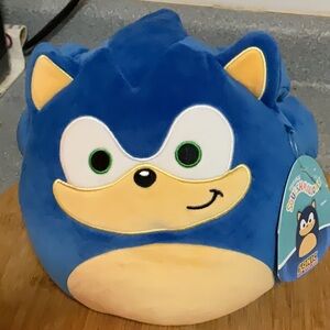New with tags sonic, the hedgehog squish, mellow toy